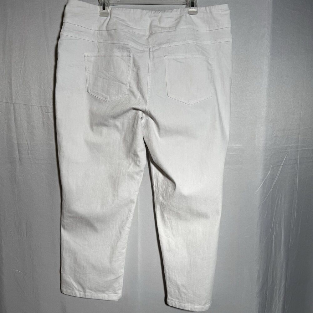 Ruby Rd. White Straight Leg Pants - Picture 2 of 7